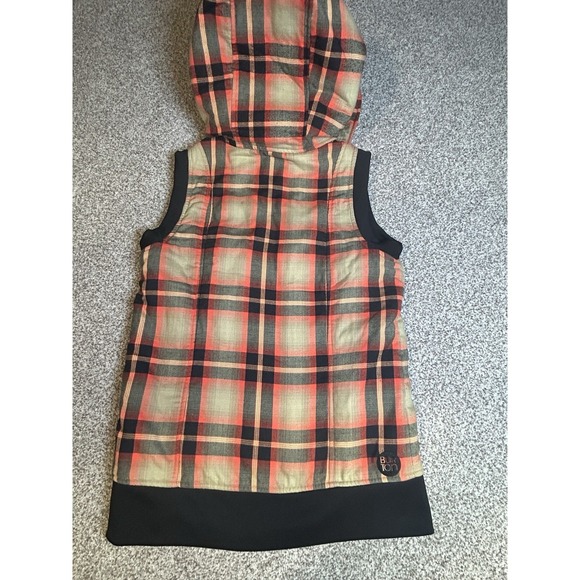 Burton DryRide Full Zip Hooded Plaid Vest Women's Size Medium Flannel Lined - Picture 7 of 9